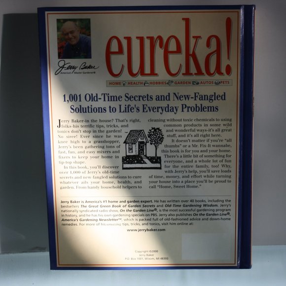 eureka!: 1,001 Old-Time Secrets and New-Fangled Solutions to Life's Everyday.... - Picture 2 of 3